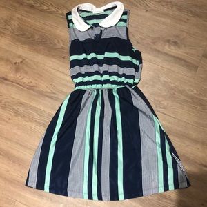 Patterned Preppy Dress